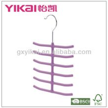 Rubber lacquer ABS hanger for tie